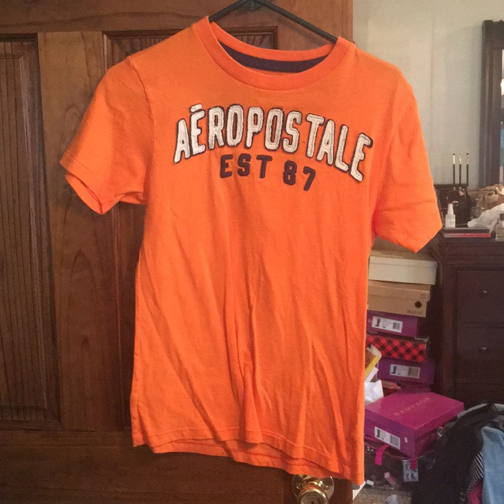 Aeropostale XS orange shirt